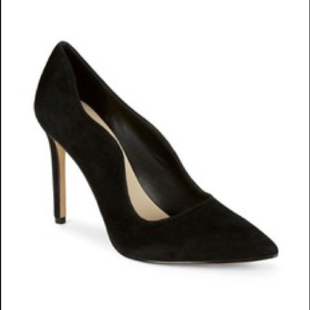 SAKS FIFTH AVENUE SUEDE PUMPS < Worn once>